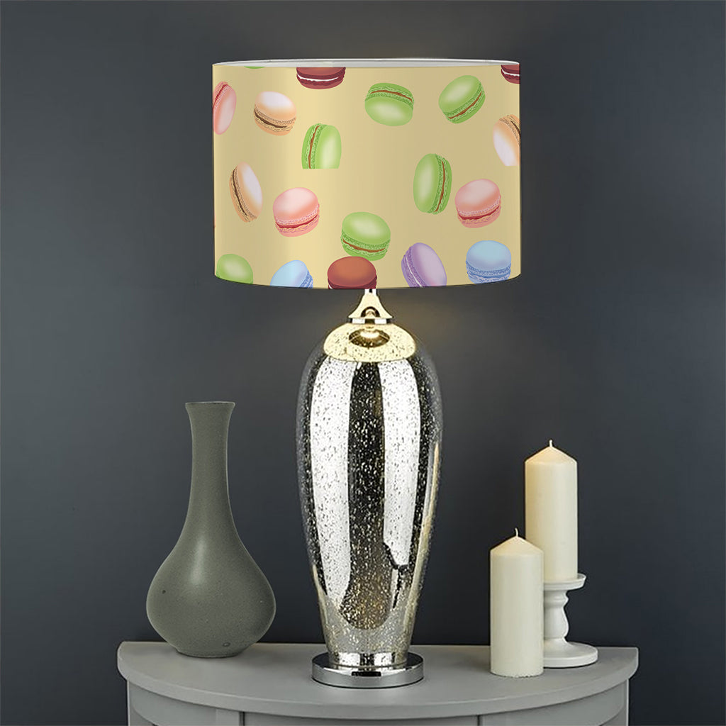 Pastel Macaron Pattern Print Drum Lamp Shade
