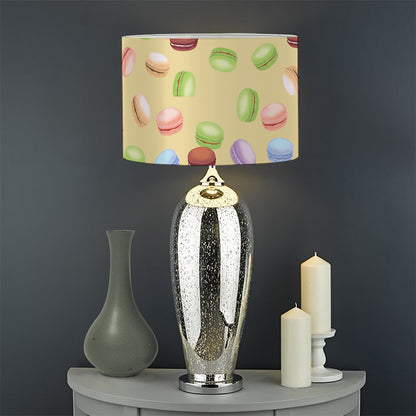 Pastel Macaron Pattern Print Drum Lamp Shade