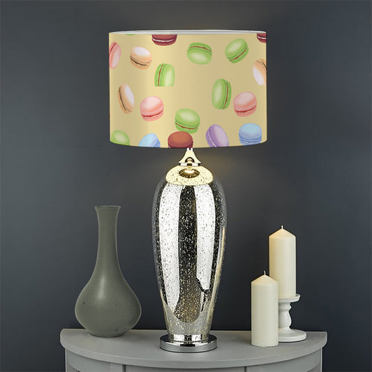 Pastel Macaron Pattern Print Drum Lamp Shade