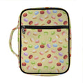 Pastel Macaron Pattern Print Front Pocket Bible Bag