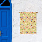 Pastel Macaron Pattern Print Garden Flag