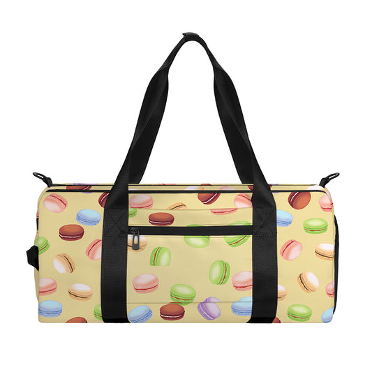 Pastel Macaron Pattern Print Gym Bag