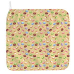 Pastel Macaron Pattern Print Hand Towel
