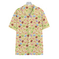 Pastel Macaron Pattern Print Hawaiian Shirt