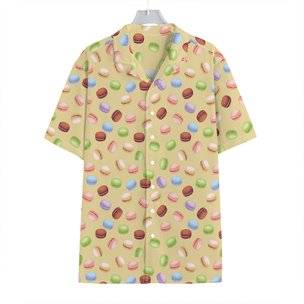 Pastel Macaron Pattern Print Hawaiian Shirt