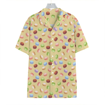 Pastel Macaron Pattern Print Hawaiian Shirt