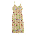 Pastel Macaron Pattern Print Jersey Midi Cami Dress