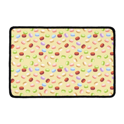 Pastel Macaron Pattern Print Kitchen Mat