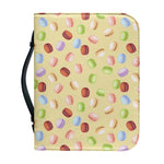 Pastel Macaron Pattern Print Leather Bible Cover