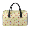 Pastel Macaron Pattern Print Leather Duffel Bag