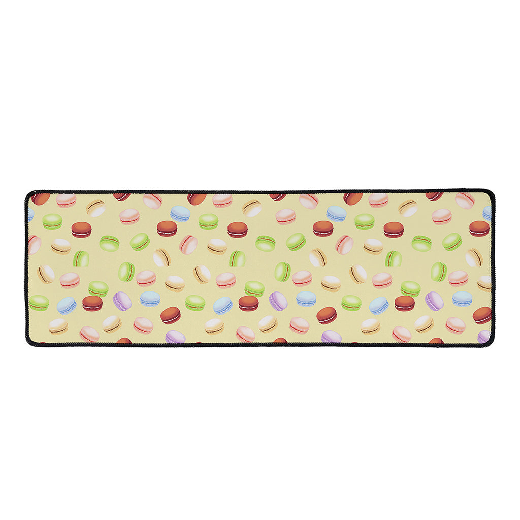 Pastel Macaron Pattern Print Long Kitchen Mat