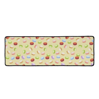 Pastel Macaron Pattern Print Long Kitchen Mat