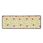 Pastel Macaron Pattern Print Long Kitchen Mat