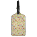 Pastel Macaron Pattern Print Luggage Tag