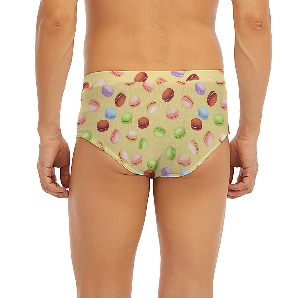 Pastel Macaron Pattern Print Men's Briefs