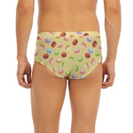 Pastel Macaron Pattern Print Men's Briefs