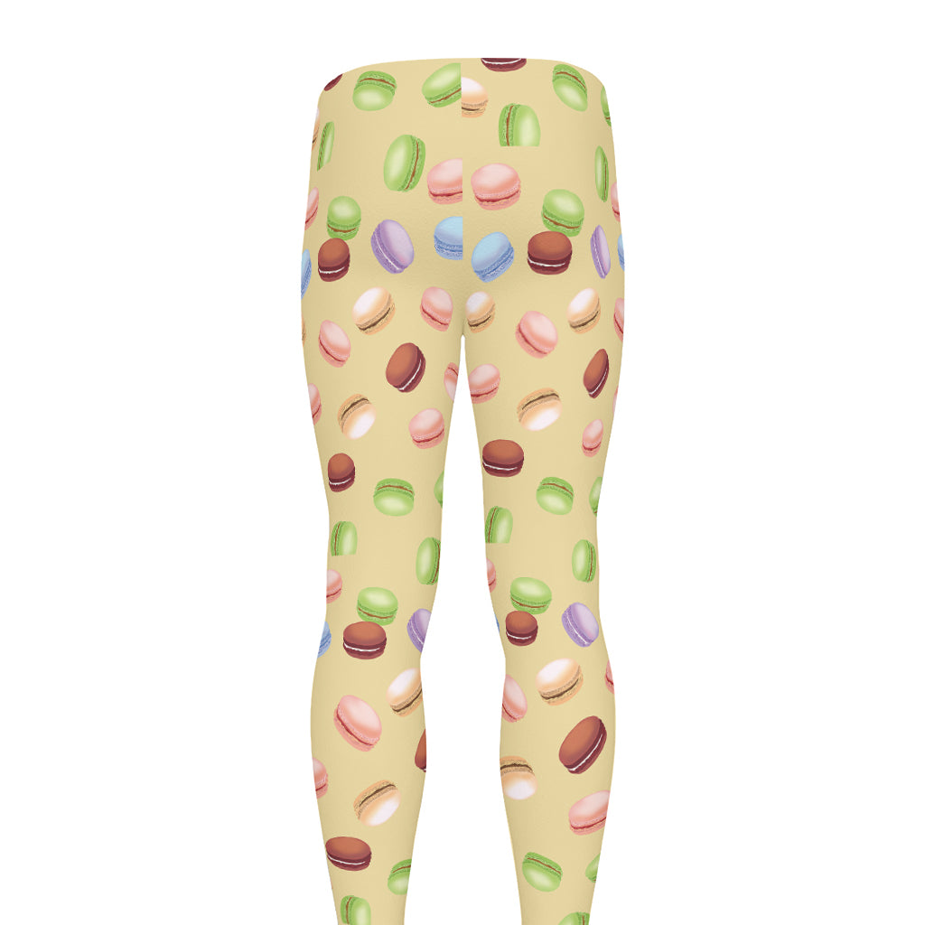 Pastel Macaron Pattern Print Men's leggings