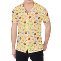 Pastel Macaron Pattern Print Men's Shirt