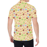 Pastel Macaron Pattern Print Men's Shirt