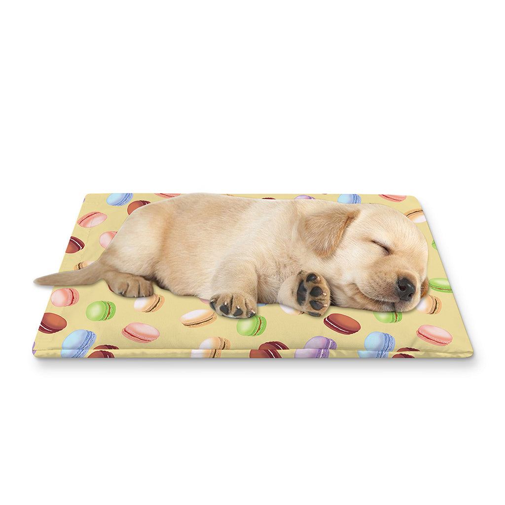 Pastel Macaron Pattern Print Pet Cooling Mat Cover