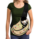 Pastel Macaron Pattern Print Pet Sling Carrier