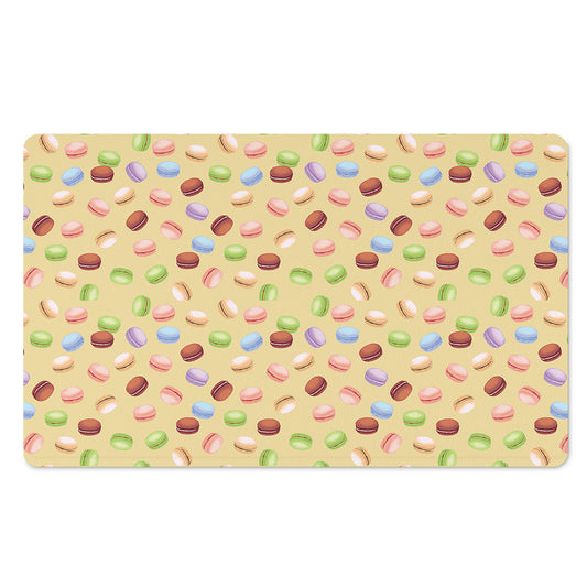 Pastel Macaron Pattern Print Polyester Doormat