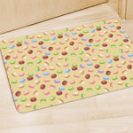 Pastel Macaron Pattern Print Polyester Doormat