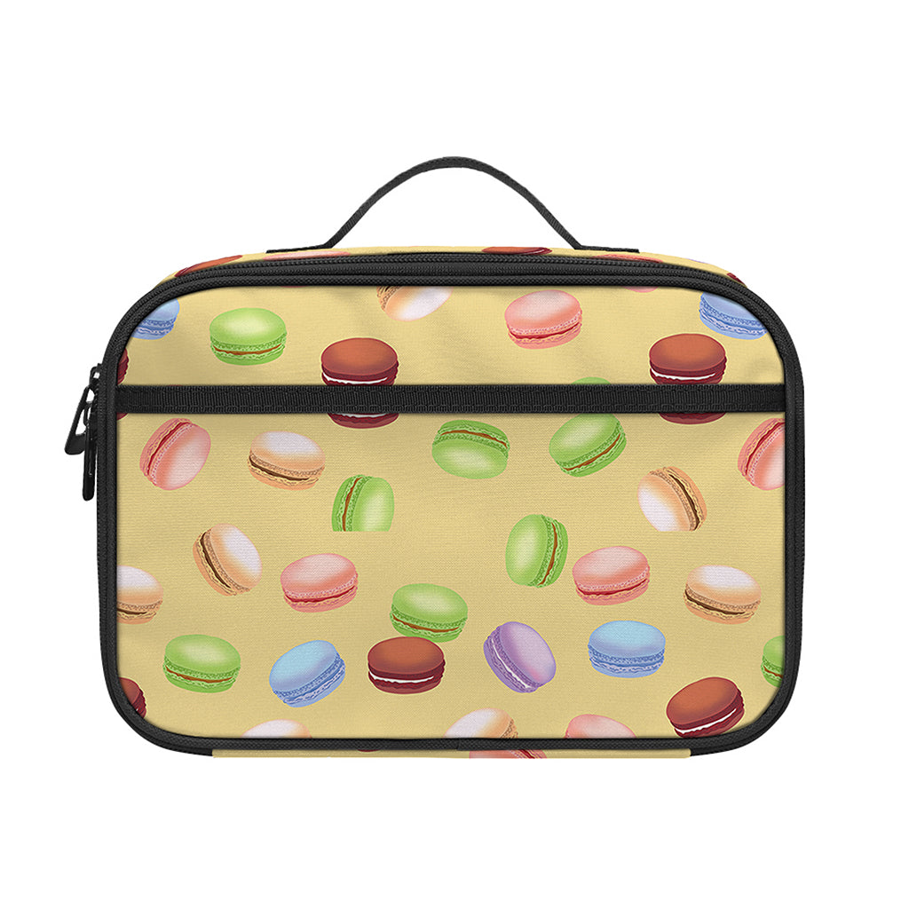 Pastel Macaron Pattern Print Portable Lunch Bag