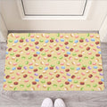 Pastel Macaron Pattern Print Rubber Doormat