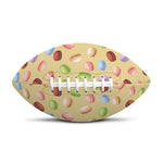 Pastel Macaron Pattern Print Rugby Ball
