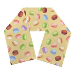 Pastel Macaron Pattern Print Scarf