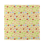 Pastel Macaron Pattern Print Silk Bandana