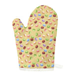 Pastel Macaron Pattern Print Single Oven Mitt