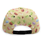 Pastel Macaron Pattern Print Snapback Cap