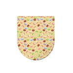 Pastel Macaron Pattern Print Toilet Lid Cover