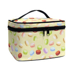 Pastel Macaron Pattern Print Travel Makeup Bag