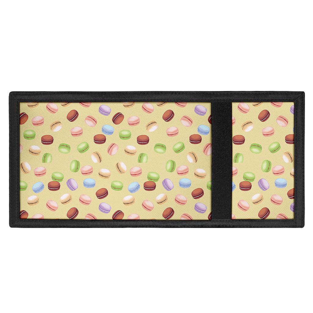 Pastel Macaron Pattern Print Trifold Wallet