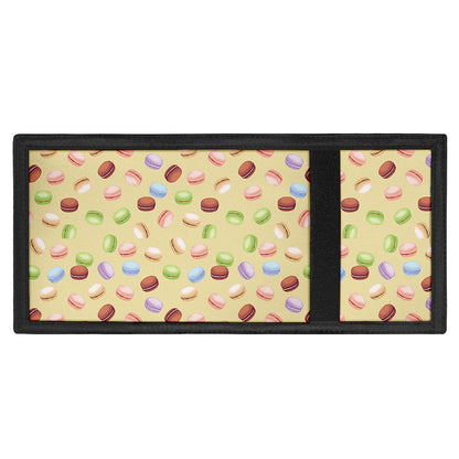 Pastel Macaron Pattern Print Trifold Wallet