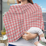 Pastel Madras Pattern Print Baby Seat Cover