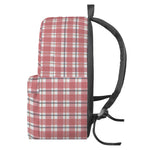 Pastel Madras Pattern Print Backpack