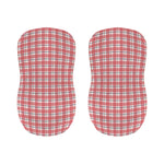 Pastel Madras Pattern Print Bar Stool Covers