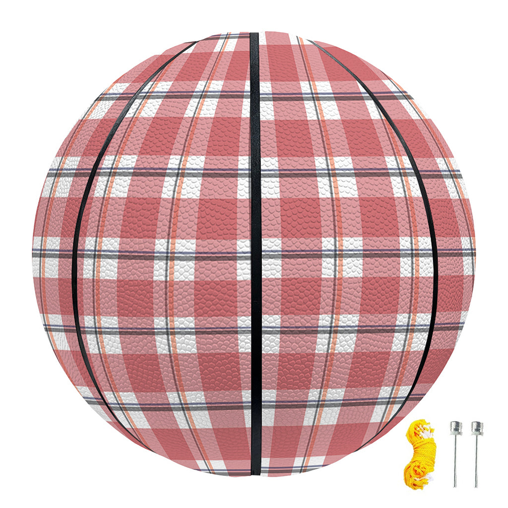 Pastel Madras Pattern Print Basketball