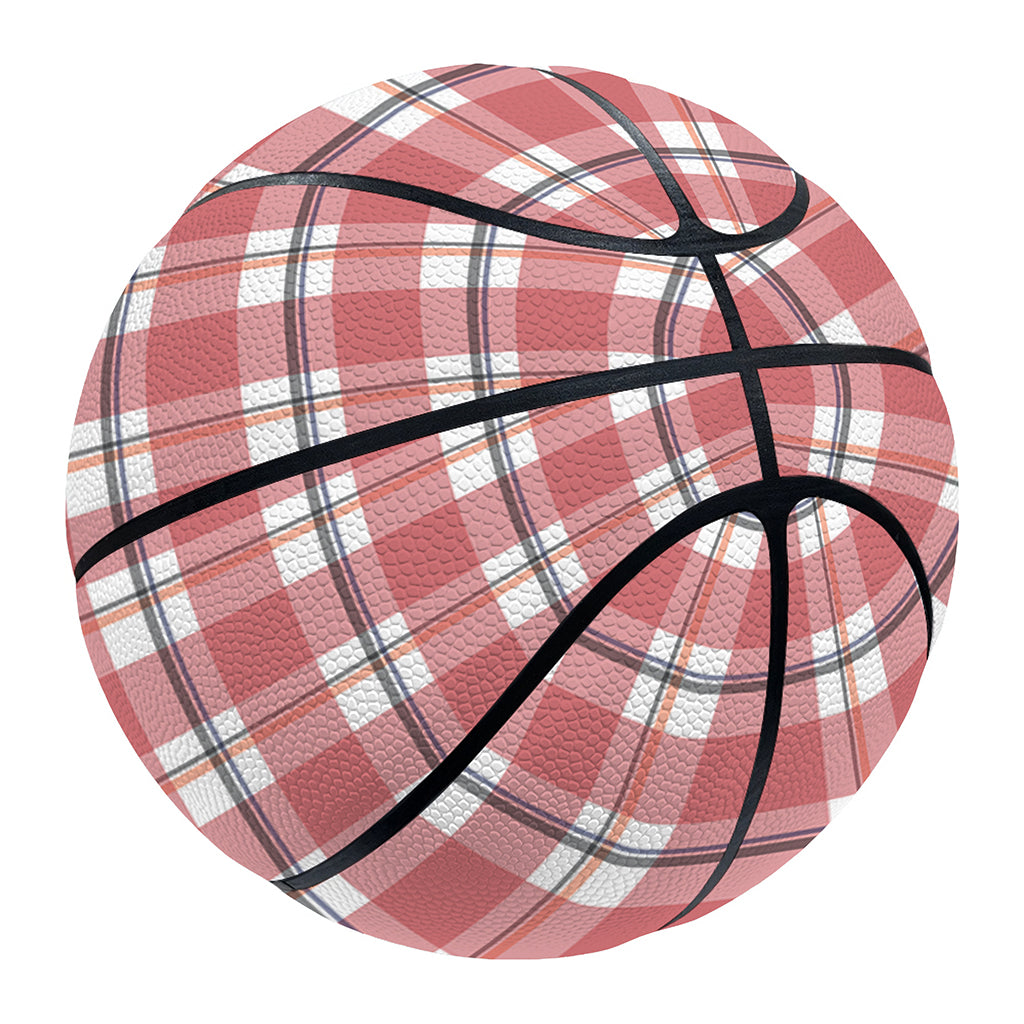 Pastel Madras Pattern Print Basketball