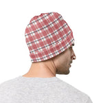 Pastel Madras Pattern Print Beanie