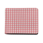 Pastel Madras Pattern Print Bifold Wallet
