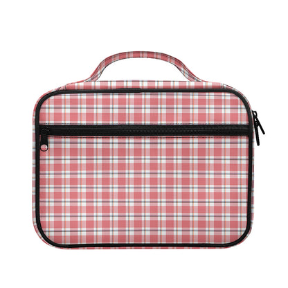 Pastel Madras Pattern Print Briefcase Bible Bag