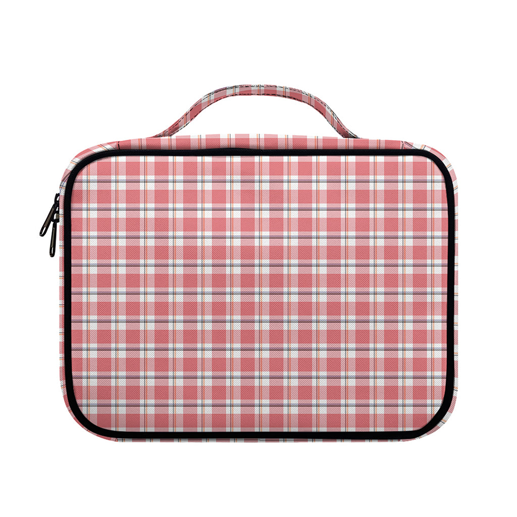 Pastel Madras Pattern Print Briefcase Bible Bag