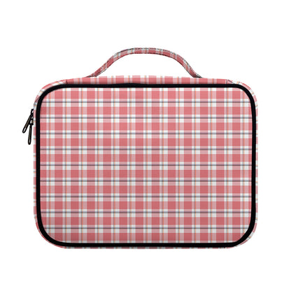 Pastel Madras Pattern Print Briefcase Bible Bag