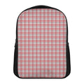 Pastel Madras Pattern Print Casual Backpack