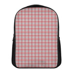 Pastel Madras Pattern Print Casual Backpack
